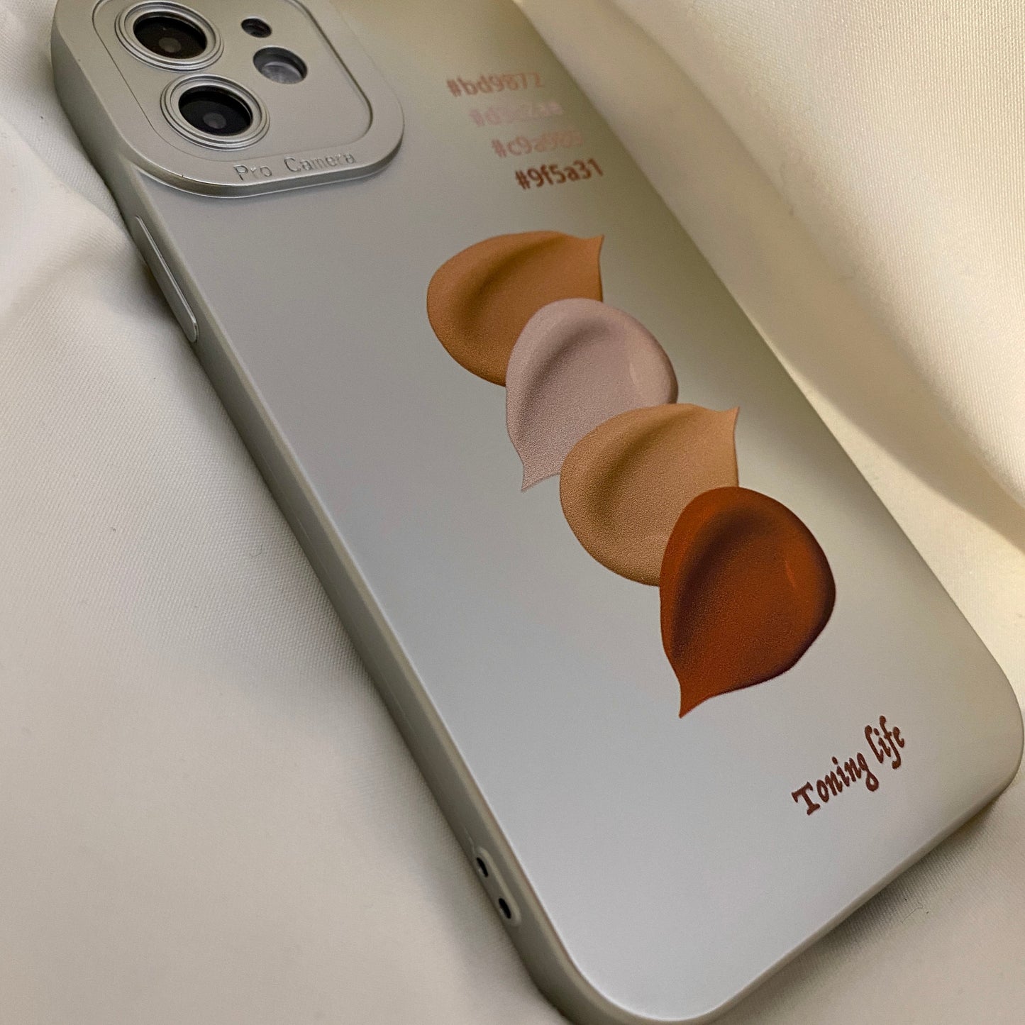 アルミ風マットiPhoneケース♡トレンド可愛い S2510