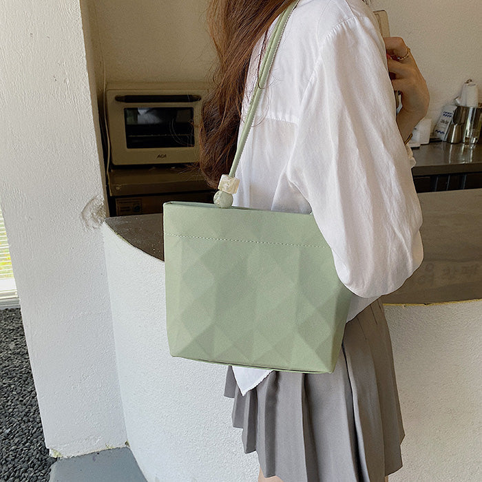 菱柄バケットバッグ♡大人可愛いデザイン S2081
