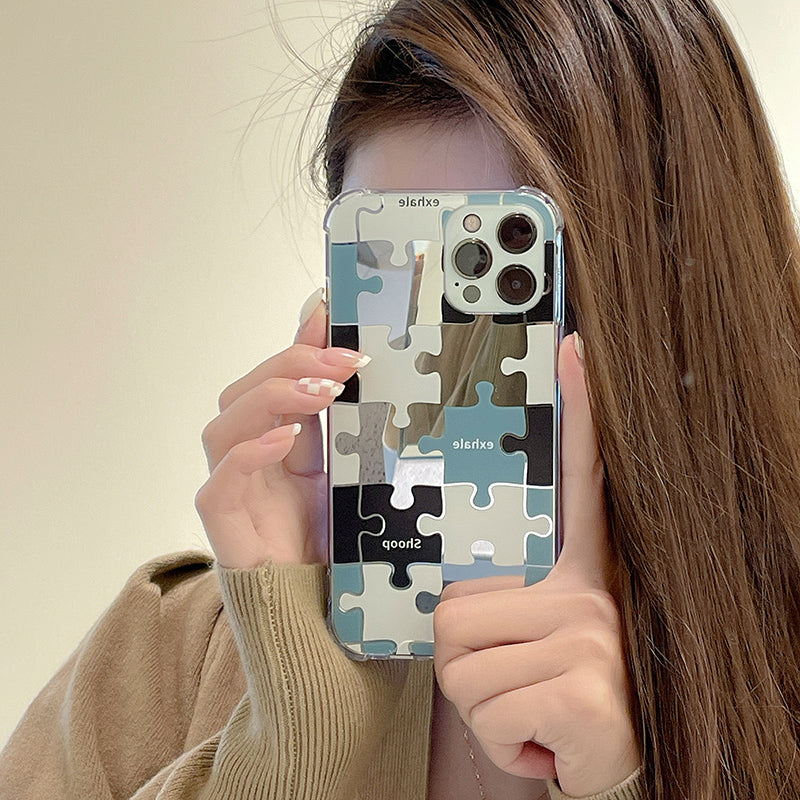 韓国発パズルミラーiPhoneケース♡個性的でかわいい S2520