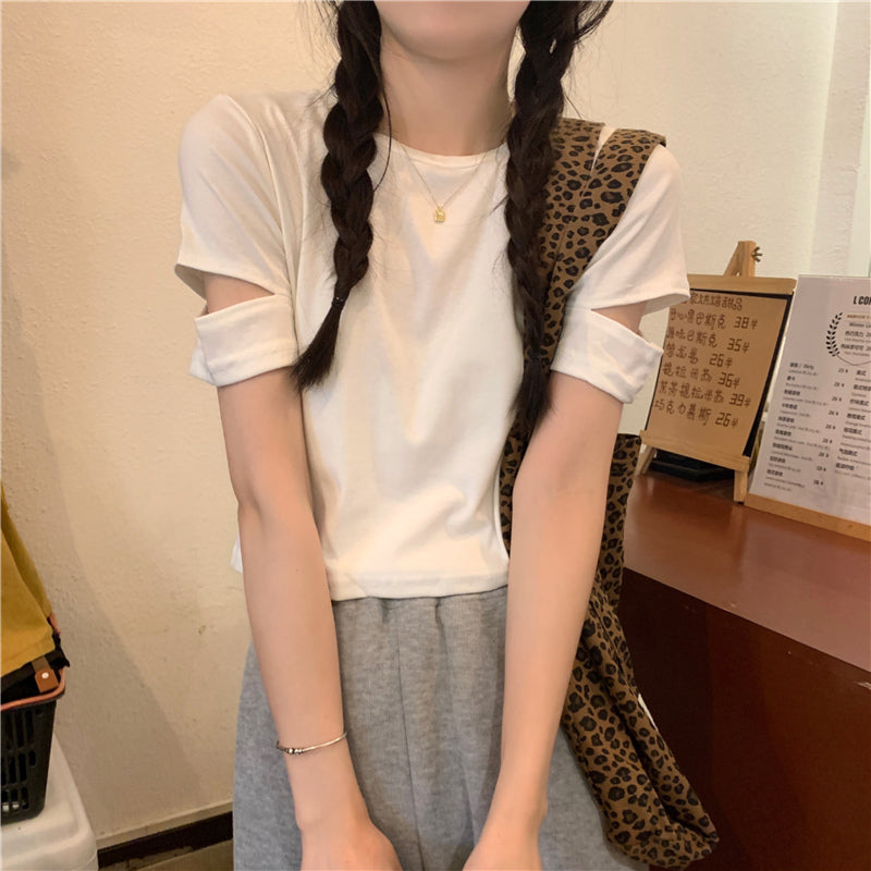 カットスリーブTシャツ♡涼しげでこなれ感抜群 S1869