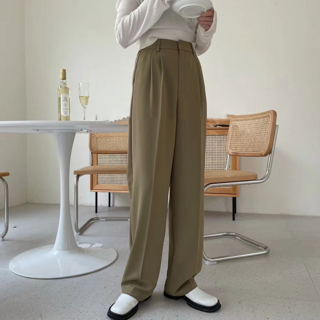 カラフルストレートパンツ 美脚シルエット S2298