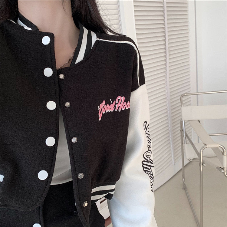 ユニフォーム風ショートセットアップ♡カワイイ制服ルック S2486
