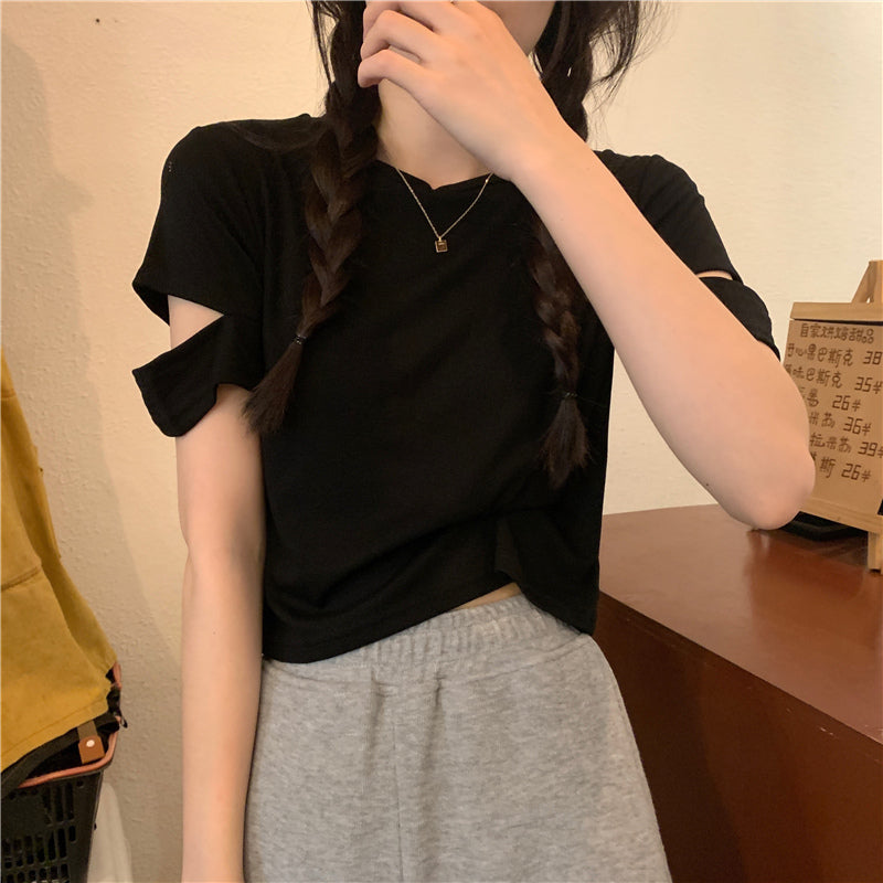 カットスリーブTシャツ♡涼しげでこなれ感抜群 S1869