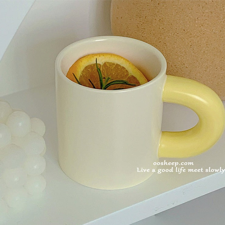 ぽってりマグカップ♡韓国風ハンドメイドでおうちカフェを可愛く S2069