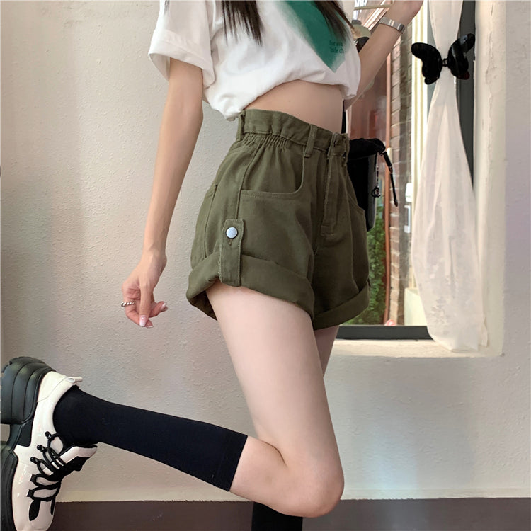 ワークショートパンツ♡今っぽいシルエットで美脚効果 S2280