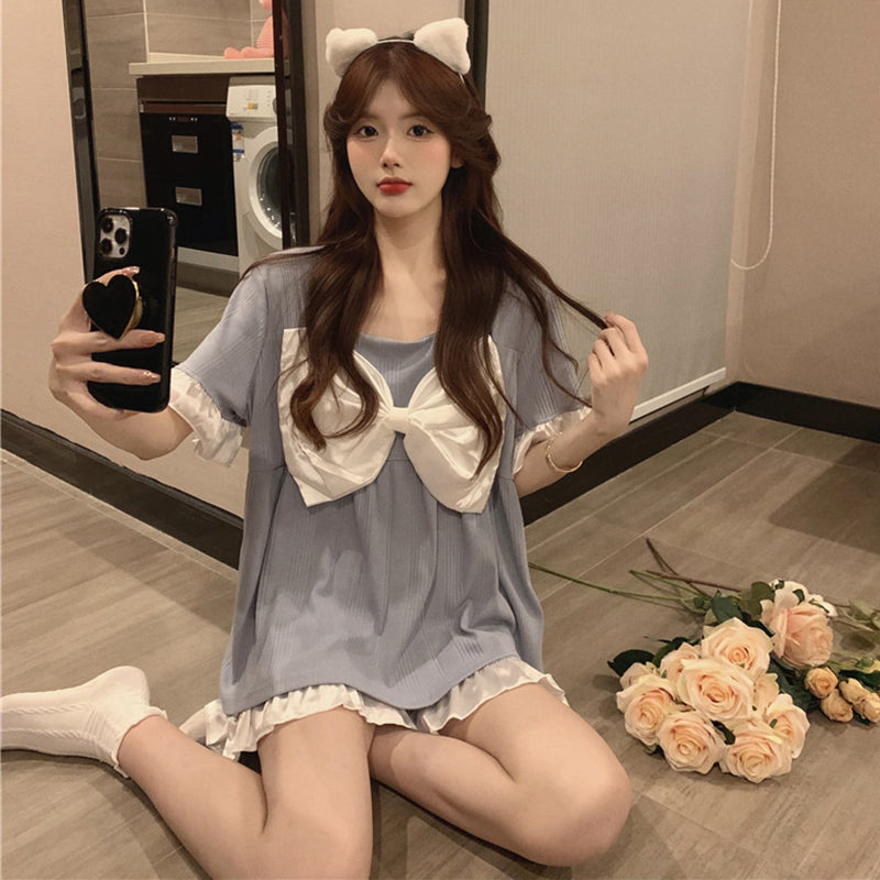ビッグリボンが可愛いルームウェア♡ S2235