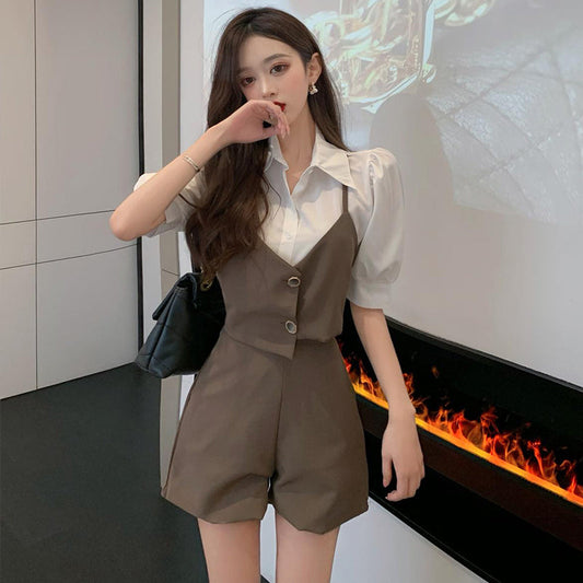 アシメキャミセットアップ♡大人可愛いデザイン S1628