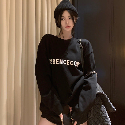 ゆるふわビッグシルエット ロゴスウェットトレーナー S1953