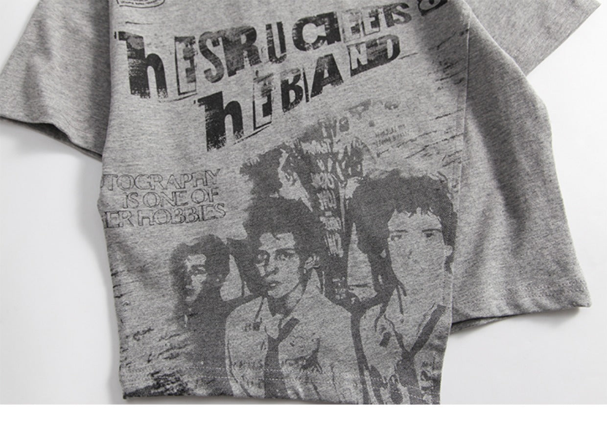 イレヘムデシャツ♡アシメデザイン半袖Tシャツ S1880