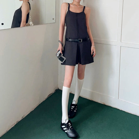 ベルト付きタックワンピース♡主役級シルエット S1665