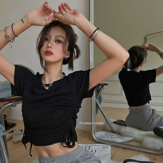 脇リボンでアレンジ自在♡デザインカットソー S1881