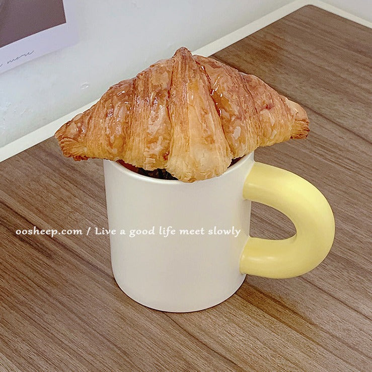 ぽってりマグカップ♡韓国風ハンドメイドでおうちカフェを可愛く S2069