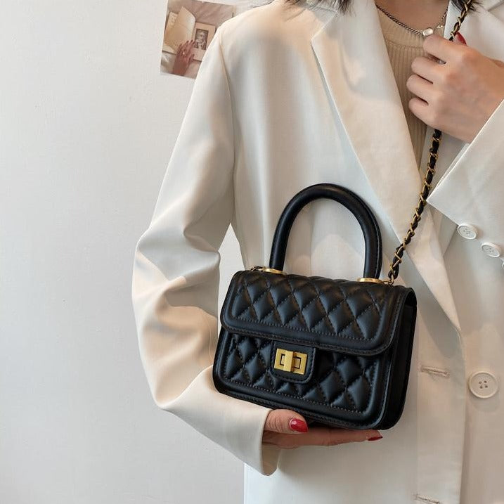 キルティングスクエアチェーンバッグ♡マット素材で大人可愛い S2544
