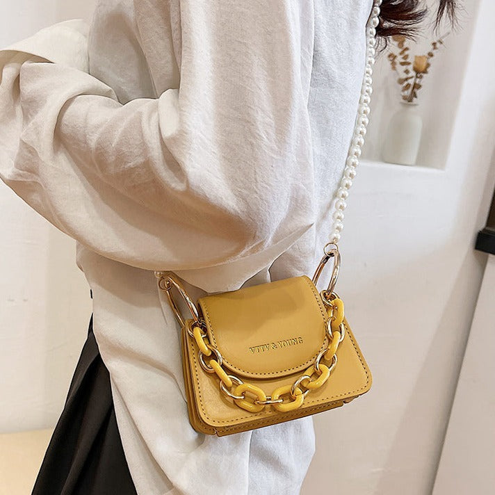 大人可愛いパールチェーンミニバッグ♡ S2163