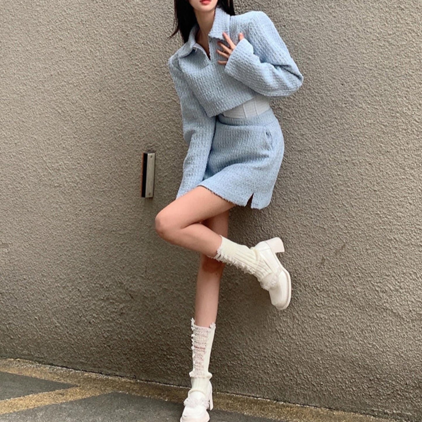 大人可愛いジャガードセットアップ♡ S2124