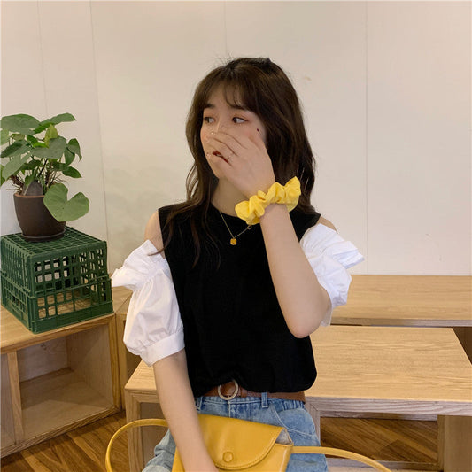 オープンショルダーカットソー♡今っぽいデザインで大人可愛い S1613