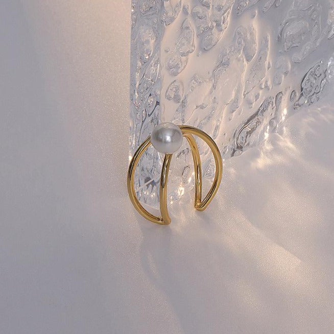 パール2WAYリングカフ♡大人可愛いアクセ S2542