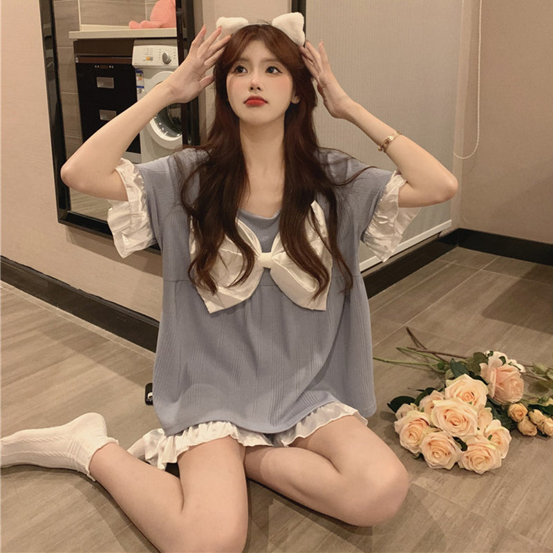 ビッグリボンが可愛いルームウェア♡ S2235