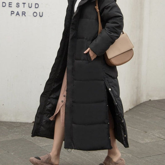 スリットでおしゃれなロングダウンコート♡ S1087