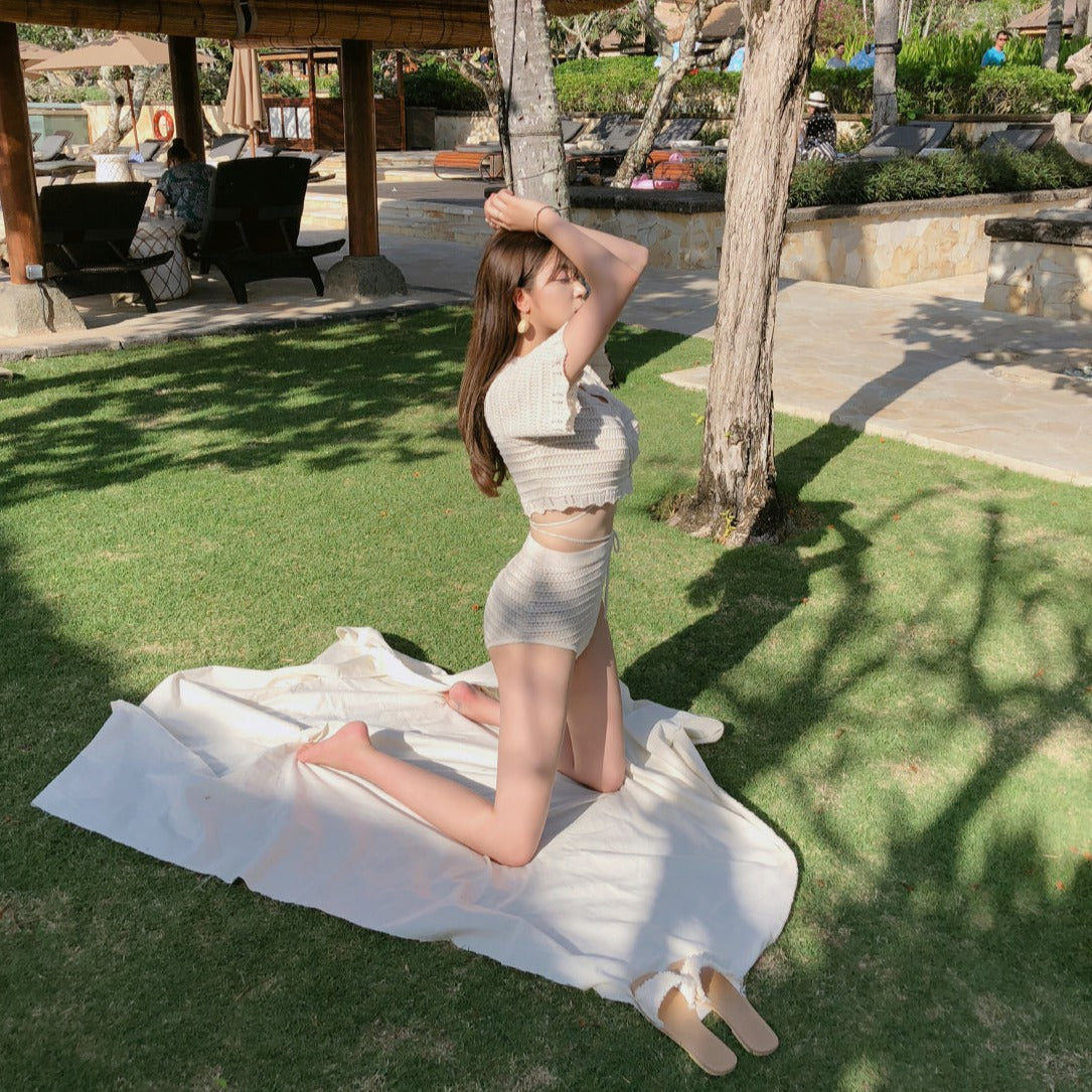 クロシェ編みスイムウェア♡夏のアクティブに S2214