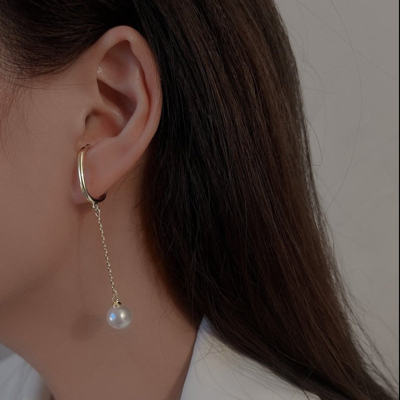 大人可愛いパールループイヤーカフセット♡ S2543