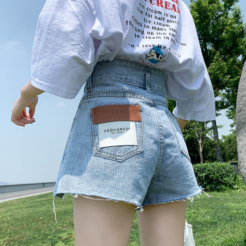 ハイウエストデニムパンツ♡大人可愛いデイリーに S1813