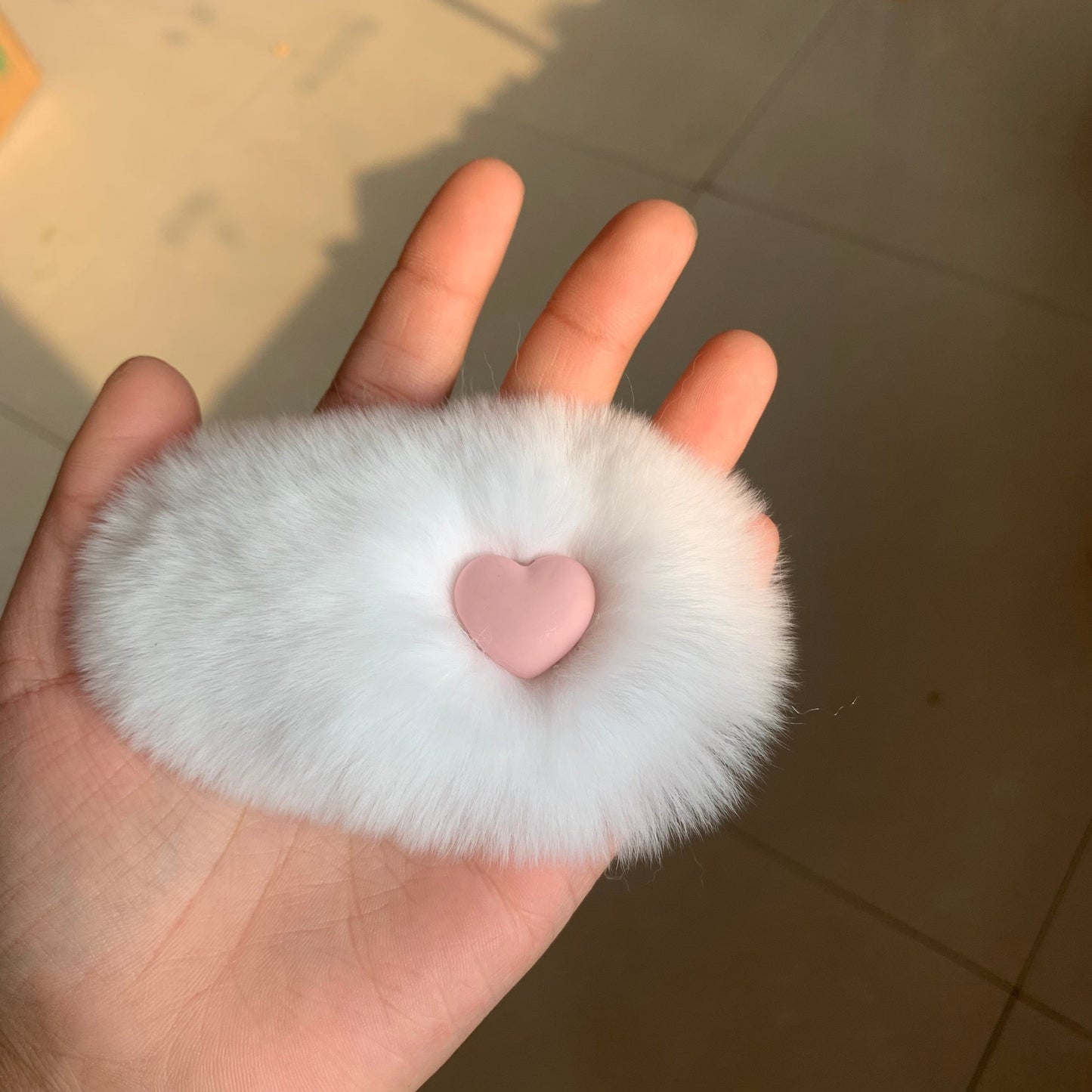 ふわふわハートのヘアクリップ♡大人可愛いアクセサリー S1124