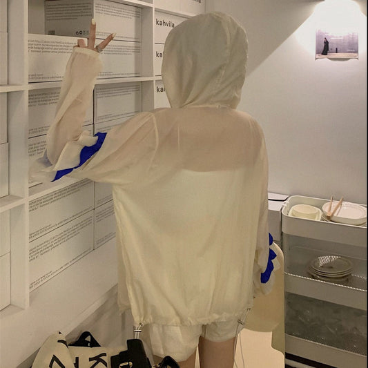 シースルーフード付きフリルセットアップ S1889