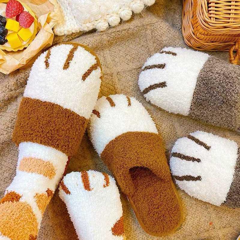 猫の手スリッパ【ユニセックス】かわいいルームシューズ S2045