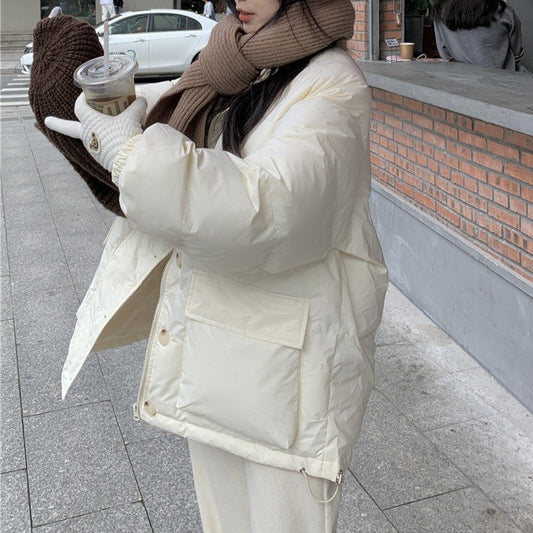 ビッグポケットのふんわりパフジャケット S1072