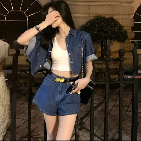 ウエスタン風デニムセットアップ♡ S1852