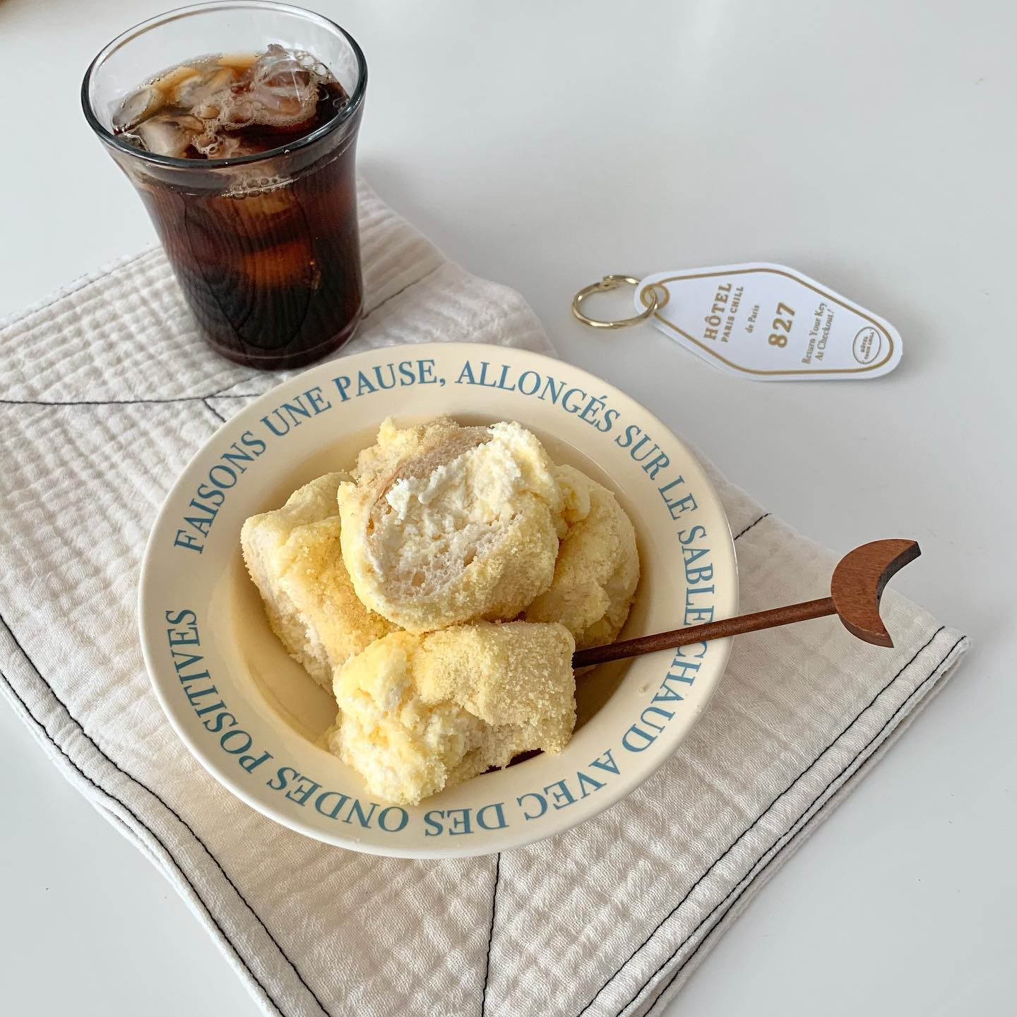 レター柄食器4点セット おしゃれなデイリー使い S2063