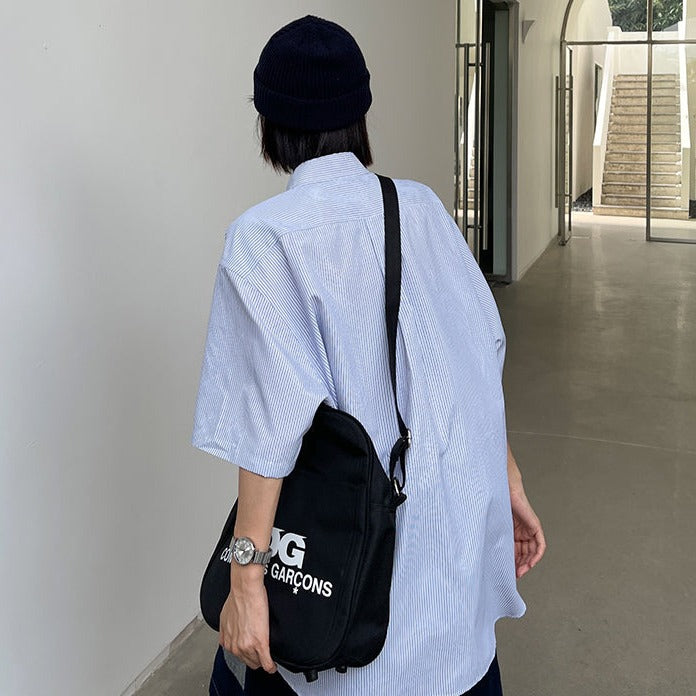 ビッグストライプシャツ ユニセックスで春らしい♡ S1475
