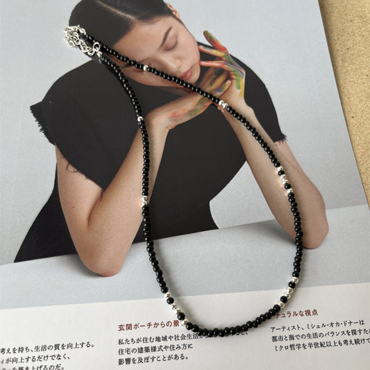 カラフルビーズネックレス♡ポップで可愛いアクセントに S1392