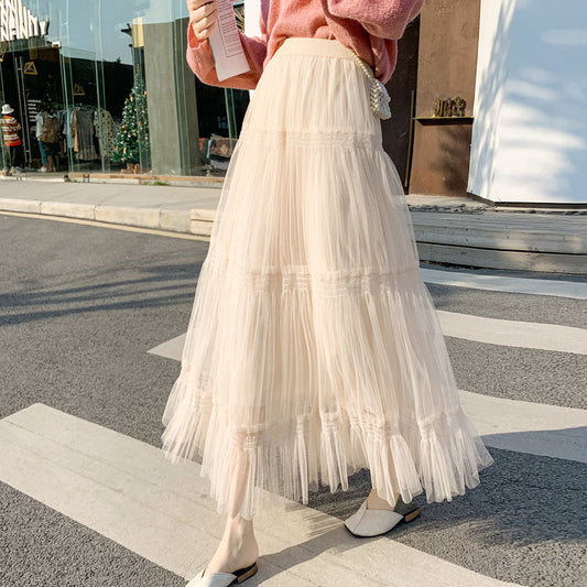 ふわふわチュールティアードスカート♡ S1916