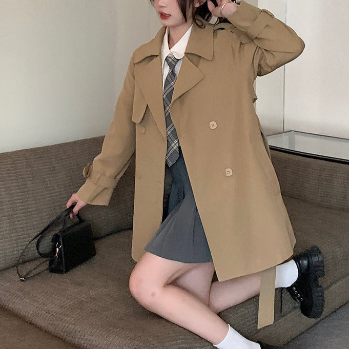 ダブルミドルスプリングコート 〜大人可愛い春の定番〜 S1930