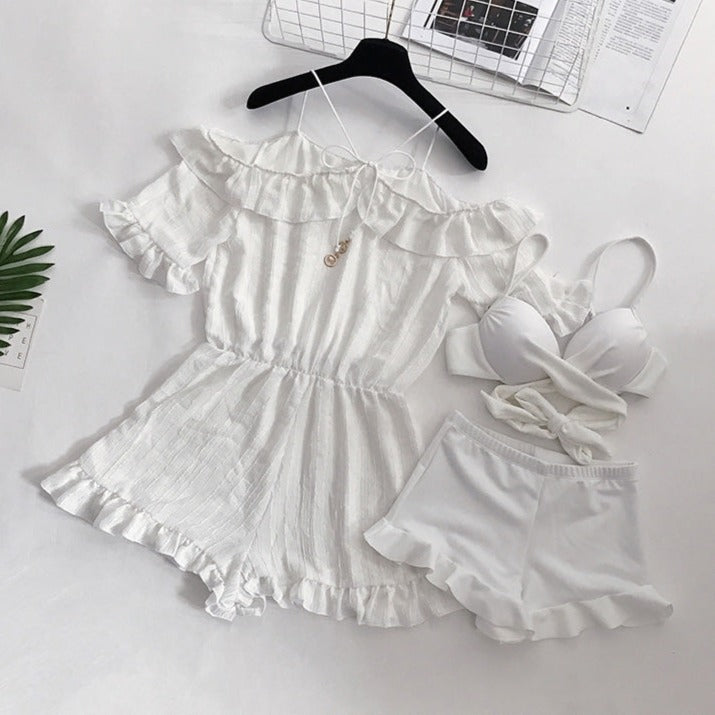 オールインワン付き水着セットで夏を彩る♡ S2295