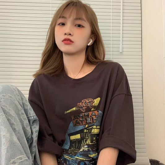 アートなオーバーサイズTシャツ♡ S1684