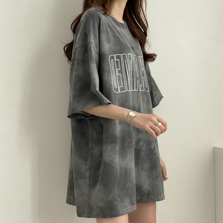 タイダイ柄レターテイ カワイイTシャツ S1542