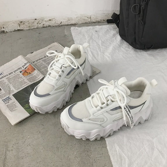 ダッドスニーカー シンプルで脚長効果抜群 S2785