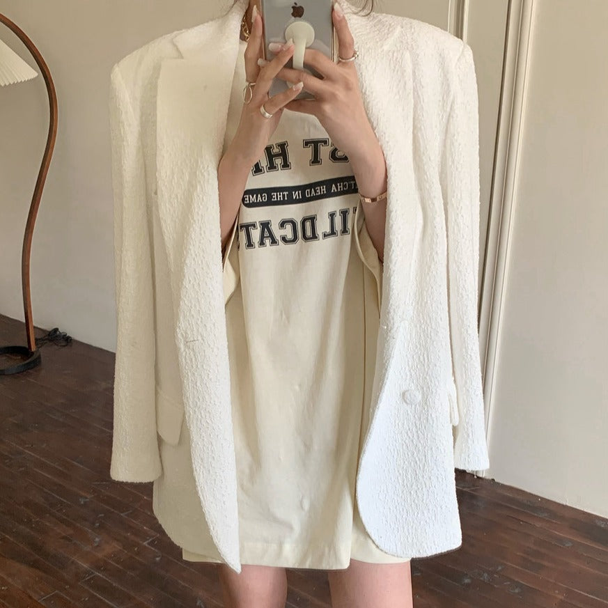 ルーズプリントTシャツ ゆったり可愛いデザイン S1464