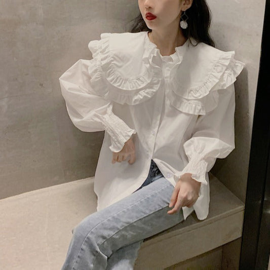 キャンディスリーブフリルブラウス 甘めデザイン S1770