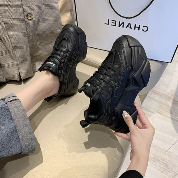厚底ダッドスニーカー♡ かわいい日系デザイン S2781