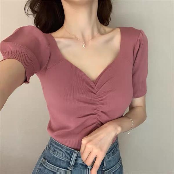カラバリバストトップス♡大人可愛いデザイン S1585