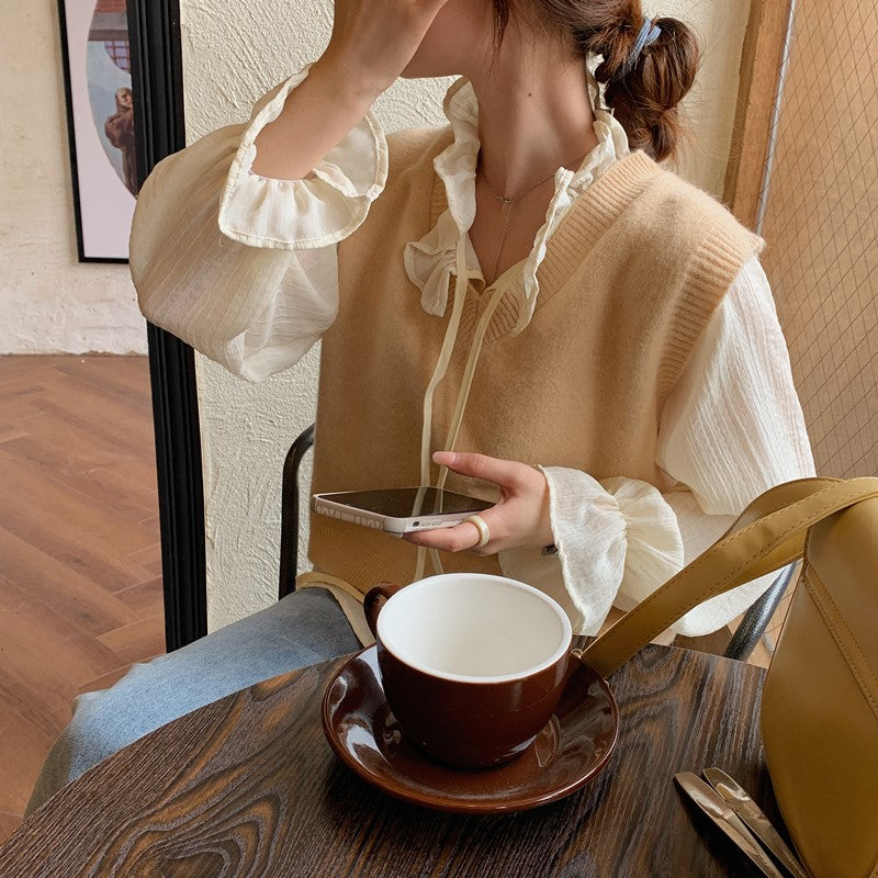 ふわもこモヘアニットベストセット♡ S1240