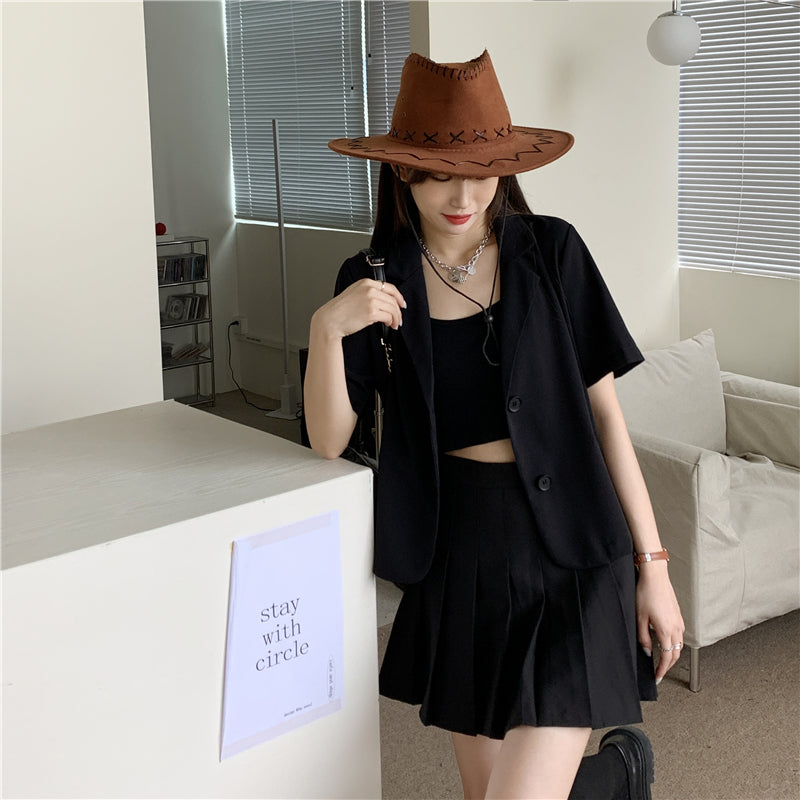 半袖ショートジャケット♡大人可愛いデザイン S1454