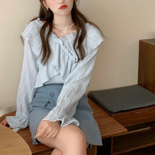 クロスニュアンスブラウス 〜大人可愛いデザイン〜 S1607