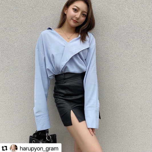 デザインカラーブラウス 〜大人可愛いスタイルに〜 S1755