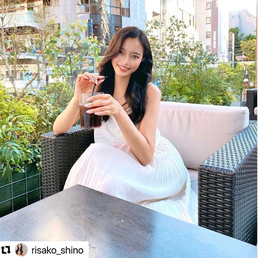 キャミソール風プリーツワンピース S1605