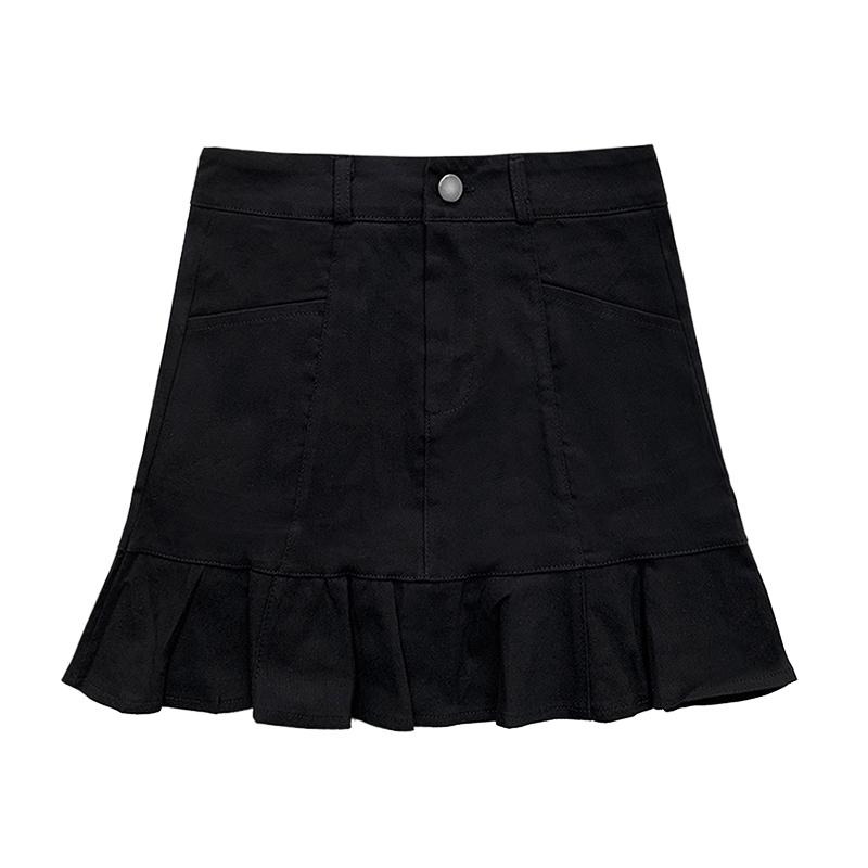 マーメイドミニスカート♡ぺプラム切り替えで華奢見せ S1970